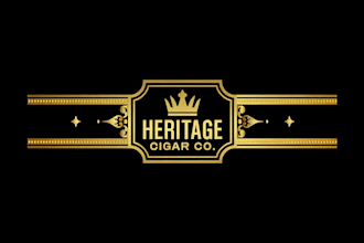 design premium cigar label, band, and ring logo with luxury feel