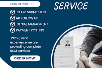 provide medical billing and rcm as an ar specialist