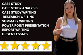 write assignments, internship report and project report