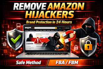 remove amazon hijacker from your fba listing without trademark in 24hrs