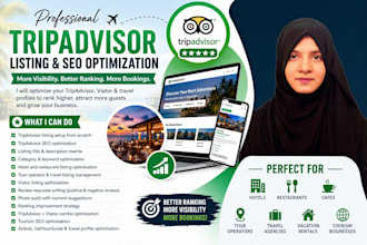 create or optimize tripadvisor account to boost your visibility