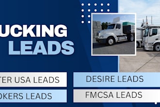 provide fresh trucking leads from fmcsa carrier database