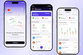 create personal finance management app, budget tracker app, expense manager app
