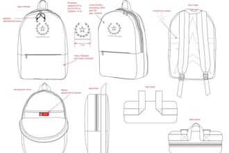 bag tech pack, duffel bag techpack, handbag tech pack, luggage bag tech pack