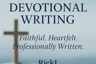 create uplifting christian blog content or devotionals
