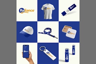 do minimalist logo design, brand identity and branding kit