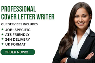 write a professional cover letter that will secure interviews in 24 hours