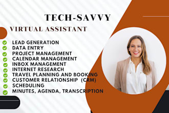 be your reliable VA for inbox, projects, calendar, data entry, lead generation
