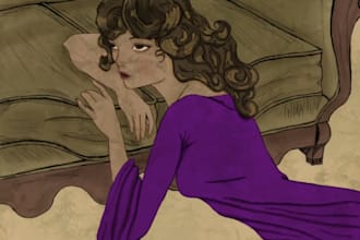 create a custom digital illustration in my style