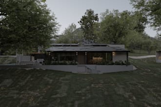 render your 3d interior and exterior project