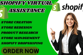 be your shopify virtual assistant manager promote and optimize store