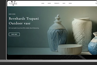 design profitable artisan website ceramic shopify store pottery website