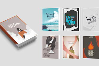 design minimalist book cover design and ebook cover