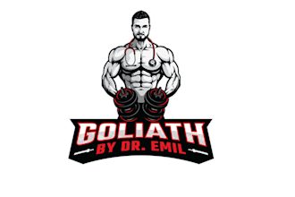 design character body building logo