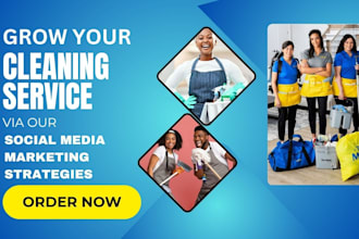social media manager commercial cleaning house cleaning office cleaning fb ig ad