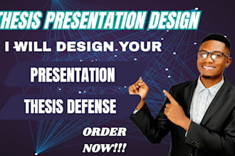 design your thesis defense presentation