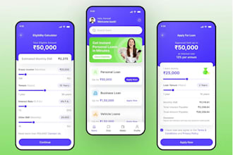 create loan app, credit score app, bnpl app, loan calculator app