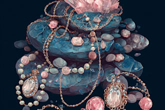 design custom jewelry 2d cad for printing and rendering