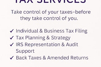 prepare your tax return