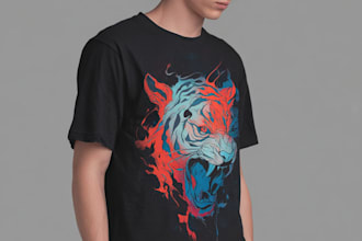 typography and t shirt design