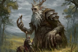 draw fantasy illustration and concept art