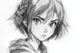sketch you anime sketch art