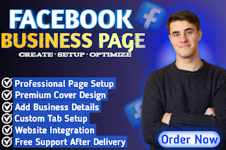 create and setup facebook business page