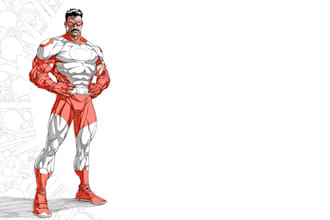 do comic book illustration, marvel comic superhero