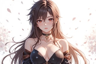 draw an sfw or nsfw art in anime or semi realistic style