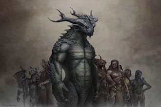 draw fantasy or dnd creatures and monsters
