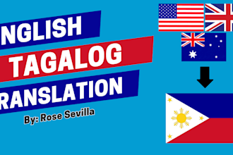 translate your document, conversation, or anything from tagalog to english
