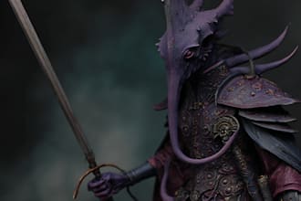paint your dark fantasy creature