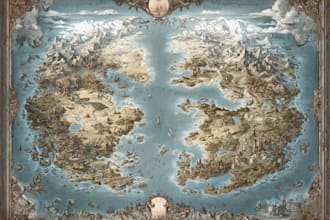 paint a fantasy map