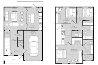 redraw custom 2d floor plans for property marketing