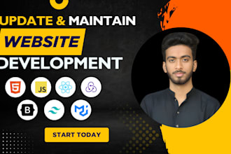update and maintain your website