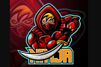 create an epic ninja mascot logo design at the best service