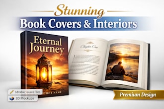 transform your book with stunning covers and interiors