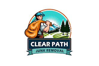 design junk removal business logo