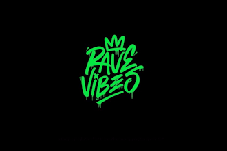 design modern street wear rave clothing brand logo