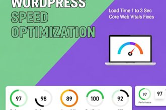 do speed optimization ,to speed up wordpress site ,and fix all issues