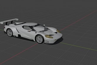 create 3d car model for 3d print