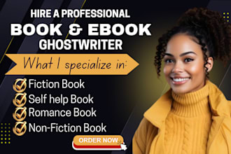 be your romance self help ebook ghostwriter, kdp non fiction ghost book writer