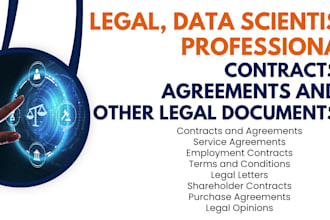 be your contract lawyer for contracts, agreements and legal documents