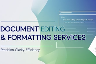 format and edit documents