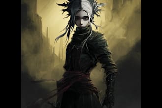 create a dark fantasy character for you