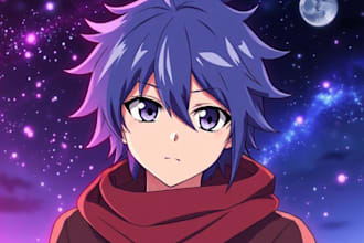 draw an anime  character or oc for you