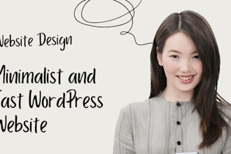 create a minimal and fast loading website