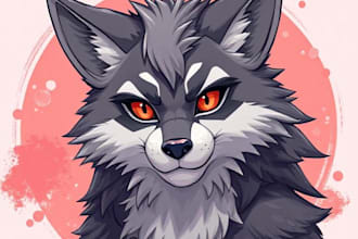 create high quality furry and anthro art in my style