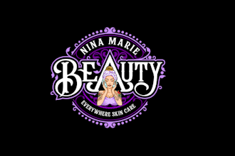 design give beauty boss glow logo