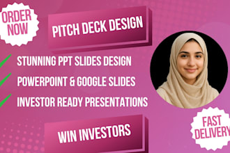 create a powerpoint presentation business investor pitch deck design ppt slides